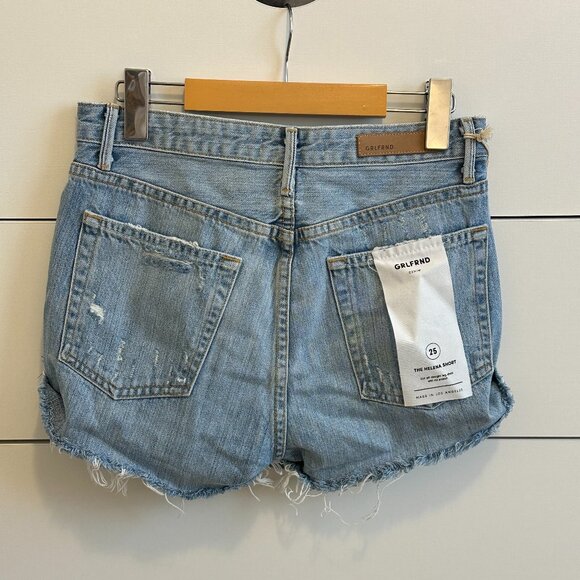 GRLFRND Denim Helena Jean Short (Light-Medium Wash) - Picture 2 of 3